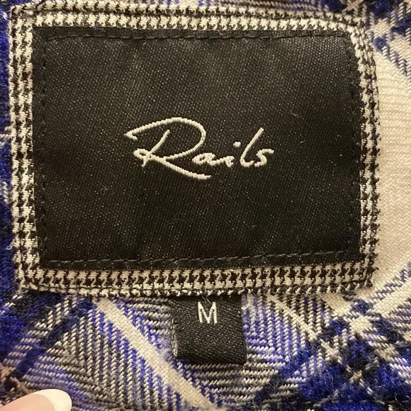 Rails check shirt.  Super soft. - Picture 3 of 5